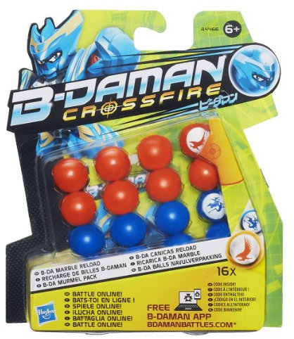 Hasbro A4465E52 - B-Daman Murmel-Nachfüllpack - Sortiment im Thekendisplay