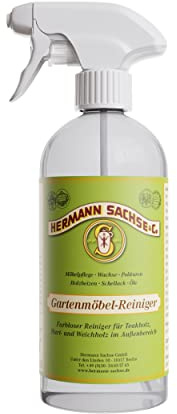 Hermann Sachse Gartenmöbel-Reiniger 500ml Teakholzreiniger und Entgrauungsmittel zum aufsprühen - Holzreiniger und Aufheller im Außenbereich