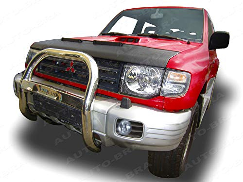 AB-00821 Auto Bra kompatibel mit Mitsubishi PAJERO - SHOGUN - MONTERO Bj. 1990-2000 Haubenbra Steinschlagschutz Tuning Bonnet Bra