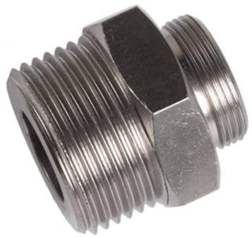Sechskantmutter 3/4' mit Einstich 14 x 7 für Keg - Verschluss (Hiwi und Micro Matic)