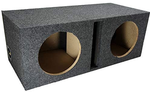 American Sound Connection 10 Subwoofer Universal Fit Vented Port Sub Box Speaker Enclosure
