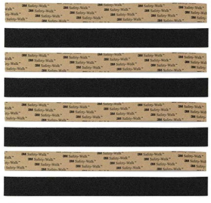 3 m ref 610 nastro adesivo Anti Scivolo Slip 8 strisce Je 25,4 mm x 25 cm