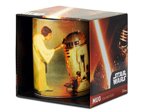 Logoshirt Star Wars - Prinzessin Leia & R2-D2 Porzellan Tasse - Kaffeebecher - farbig - Lizenziertes Originaldesign
