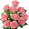 FiveSeasonStuff 10 Stems Real Touch Roses Artificial Flower Silk Roses ‘Petals Feel and Look like Fresh Roses' Bouquet of Flowers Floral Arrangements (Light Pink #8)