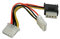 LINDY SATA Power Adapter Splitter Cable 0.15m