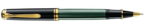 Pelikan 986364 Tintenroller Souverän R 800, 1 Stück, schwarz/grün