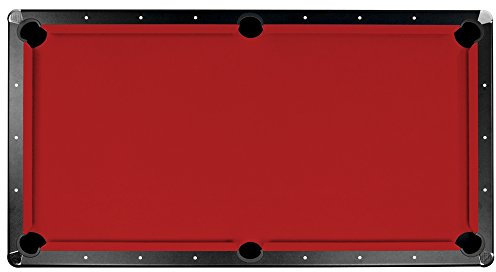 Championship Saturn II Billiards Cloth Pool Table Felt, Red, 7-Feet