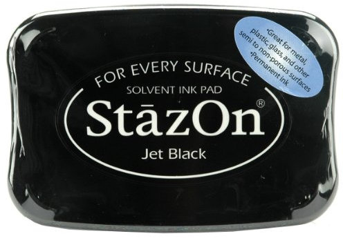 StazOn Solvent Ink Pad-Jet Black - SZ-31