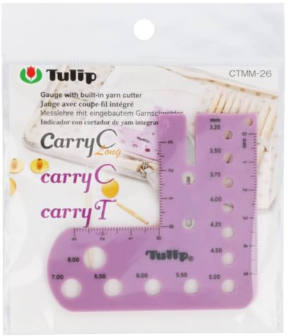 Tulip CTMM-26 Needle Gauge with Thread Cutter, Purple, Einheitsgröße