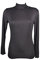 T-shirt, sous pull femme à manches longues, col roulé (Noir)TU