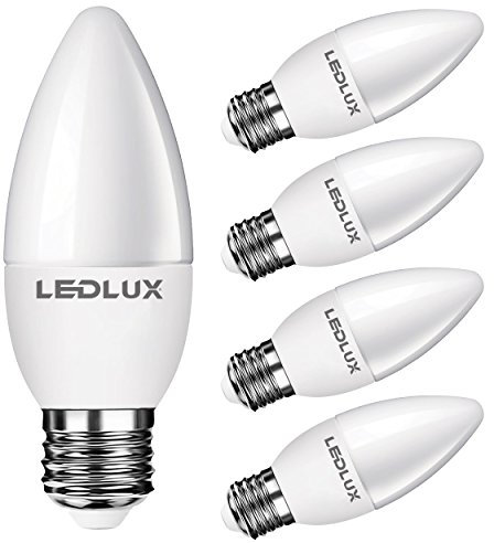 E27, LED E27, LED lampe E27 Kerzenform, 8W Warmweiss, 790 Lumen Ø 37mm Ra >80, 230V CCD Ersetz 70W (5er PAK)