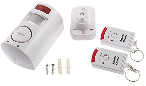 Sterling EA501 PIR Motion Sensor Alarm with 2 Remotes - White