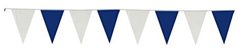 Wimpel-Girlande Blau-Weiß 10 m