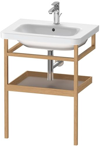 Duravit Handtuchhalter mit Ablage DuraStyle 440x590x300mm, basalt matt/eiche massiv, DS988104376
