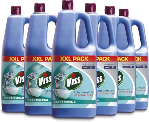 Viss Professional Scheuermilch mit Aktivbleiche 6 x 2L