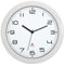 Alba Orologio da Parete Silenzioso da 30,5 cm con meccanismo al Quarzo, Bianco (HORNEWBC)