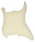 KAISH 11 Loch Strat Blank Pickguard ST Blank Scratch Plate Keine Tonabnehmerlöcher für USA/Mexiko Stratocaster/Strat Aged White 3-lagig