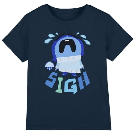 Disney Boy's Inside Out 2 Sadness Unisex Kids T Shirt T-Shirt