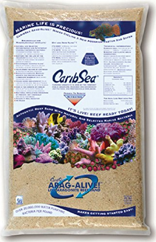 Carib Sea Arag-Alive 20-Pound Special Grade Reef Sand, Bahamas Oolite