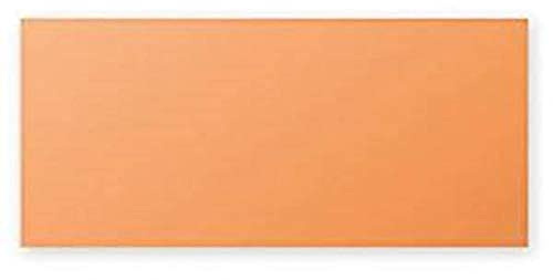 Clairefontaine 1536C Packung mit 25 Karten Pollen in Format DL, 210g 106 x 213mm, Clementine