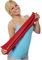 Physio Band Fitnessband Übungsband Widerstandsband 25 m, Extra Stark ROT