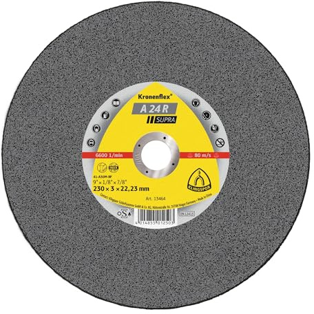 Klingspor 13466 A 24 R, Trennscheibe für Handmaschinen, Verpackungseinheit 25, 115X2,5X22,23, G, 25