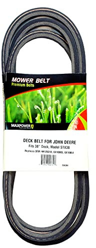 Maxpower 336384 - Cinghia per falciatrice per modelli John Deere M125218, GX10065 e GX10851