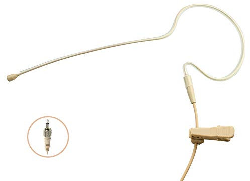 J K Pro Headset Headworn Singolo Earhook Microfono MIC-J S90 Per Sennheiser Wireless Transmitter
