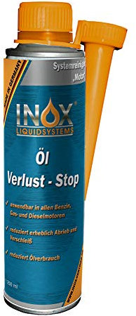INOX® Öl Verlust Stop Additiv, 250 ml - Öl-Zusatz verhindert Ölleck im Motor, für alle KFZ Motoren
