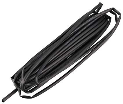 sourcing map Gaine thermorétractable 5 m 2 mm Dia rapport 2:1 en polyoléfine Enveloppe Tube