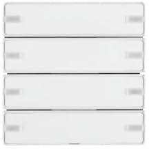 Teclado KNX 4 fases, series berker Q.x de hager, blanco polar
