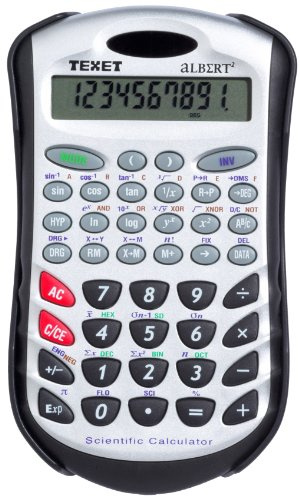 Texet ALBERT2 Scientific Solar Powered Calculator