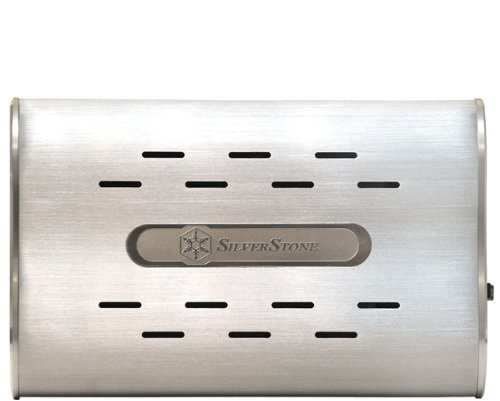 SilverStone MS03S ESATA Festplattengehäuse aus Aluminium, 8,9 cm (3,5 Zoll), Silberfarben