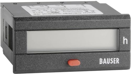 Bauser BZ/BZ 12 – 24 V/DC SBZ/BZ Zähler Digital – Technologie Twin Abm. Bauform 45 x 22 mm