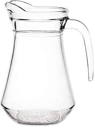 Olympia GF923 Lot de 6 carafes en verre 1 l