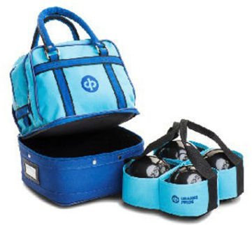 Drakes Pride CROWN GREEN/FLAT GREEN 4 BOWL MINI BAG **B4226** (SKY)