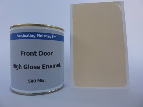 1 x 500ml Cream High Gloss Front & Garage Door Paint