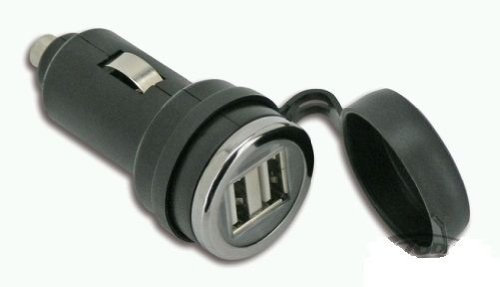 Cargador USB para toma de mechero de moto Harley y Custom