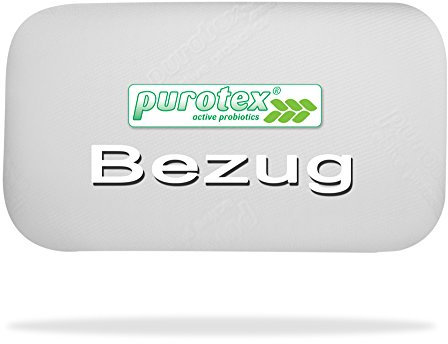 PUROTEX Bezug für das Visko Kissen Caraflex. Hochwertiger, ausgezeichneter Kissenbezug. Allergiker geeignet