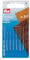 Prym 131259 Ledernadel, 6 Stück, silberfarbig (No 3-7), Silber