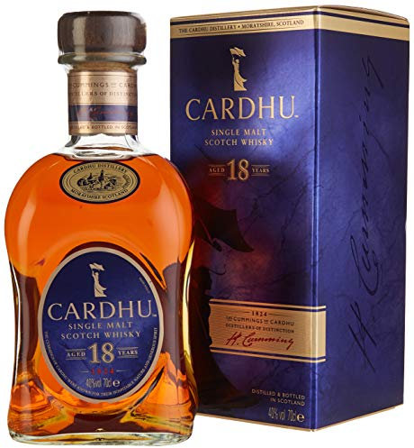 CARDHU 18 Años Whisky Escocés Single Malt, 700 ml