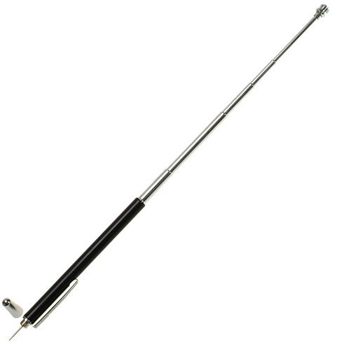 Teleskop Magnetheber/Magnetgreifer/Magnetstab/Magnetstift ausziehbar mit Clip und Nadel für Waschdüse Länge 62 cm