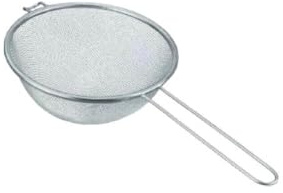 Metaltex 116816 Küchensieb mit Drahtgriff aus Edelstahl, 16 cm