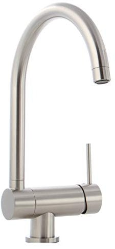 Grünblatt Küchenarmatur zur Vorfenster Montage Fenster Armatur (Nickel-Gebürstet, 2-Umklapp-C)