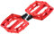 DMR V6 Pedale für Mountainbike, Kunststoff, flach, rot