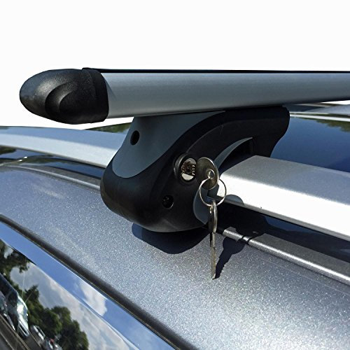 VDP Alu Relingträger L120 kompatibel mit VW kompatibel mit Tiguan 2007-2016 bis abschliessbar