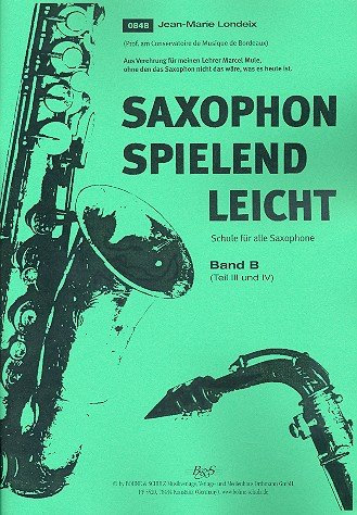 Saxophon spielend leicht Band B (Teil 3-4)