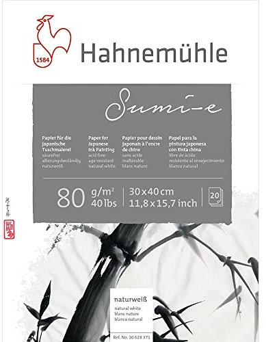 Hahnemuhle Sumi-e 80gsm Paper - 30 x 40cm (11.8 x 15.7)