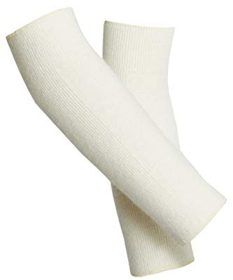 con-ta Gelenkwärmer, Wärmewäsche für Knie & Ellenbogen, Winterunterwäsche bei Gelenkschmerzen & Verspannungen, warme Wäsche aus Angora, unisex, in Wollweiß, Größe: M