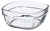 DURALEX 2031 Af06 LYS – Pack of 6 Clear Glass Square Cups 9 cm